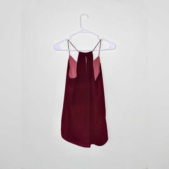 Express Barcelona reversible maroon red and mauve pink classy elegant cami tank - Picture 4 of 7